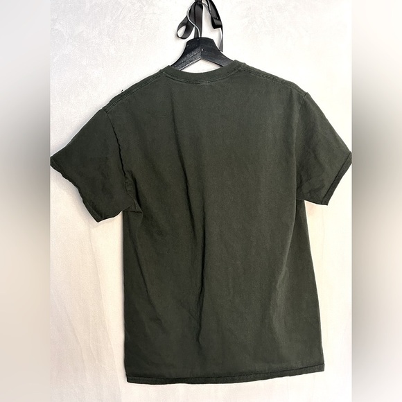 Obey Forest Green Butterfly Graphic Short Sleeve Tee Medium - Picture 3 of 3